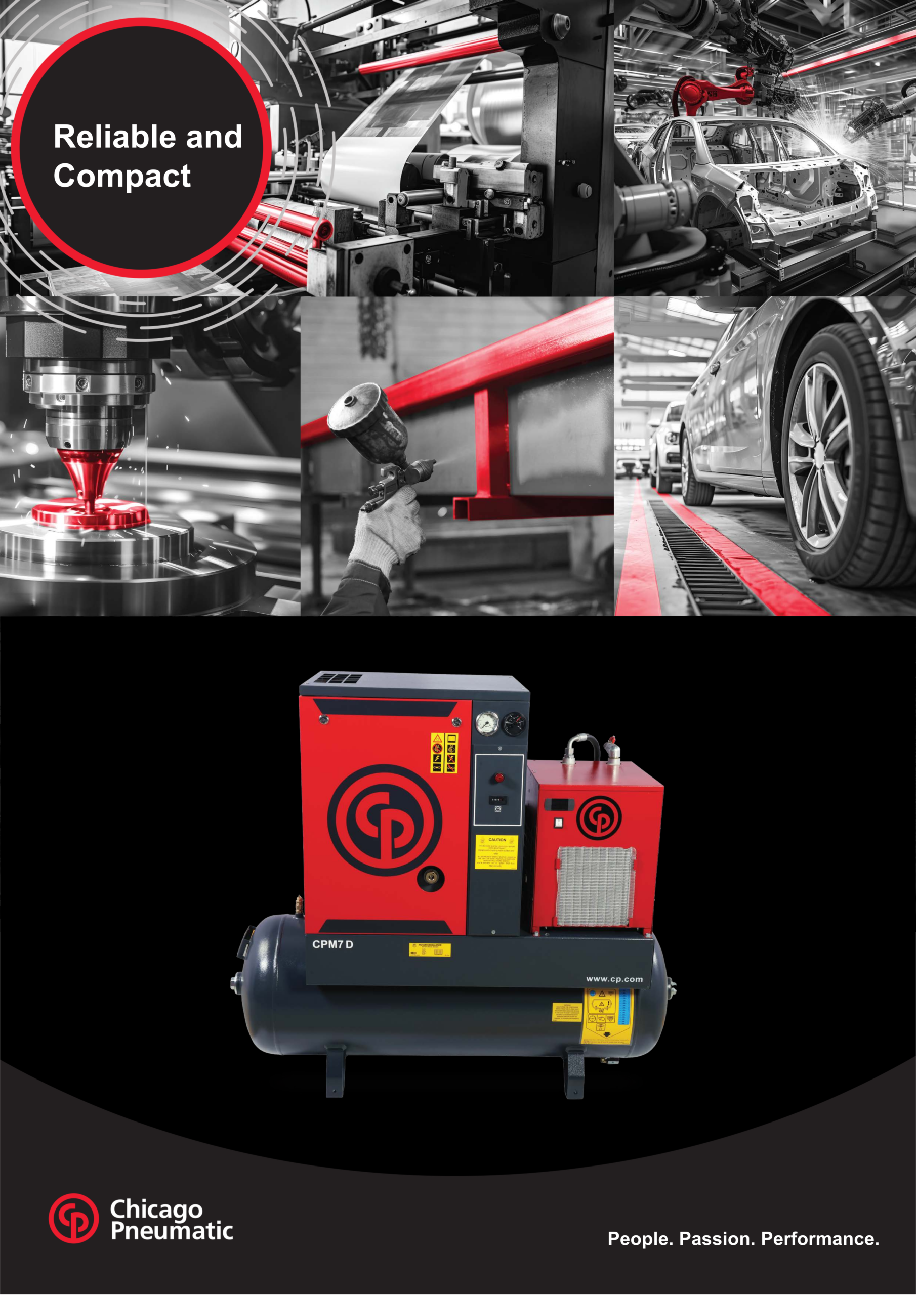 CPM 3–7 compact air compressor