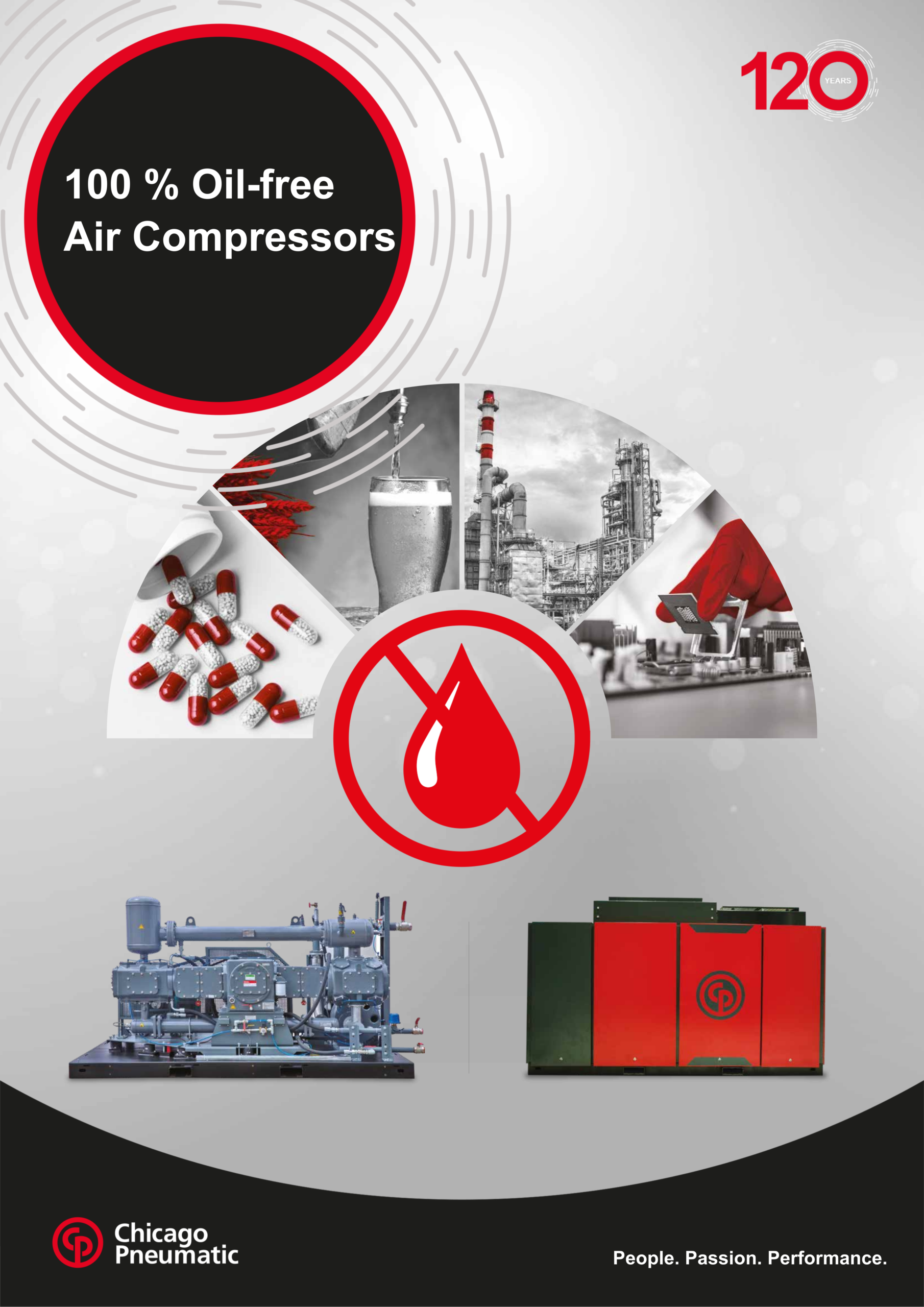 100% Oil-Free Air Compressor by Chicago Pneumatic