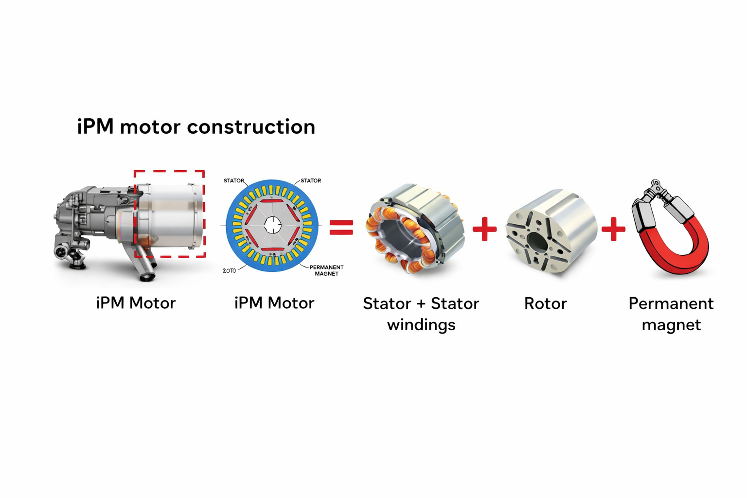 Working principle of iPM motor